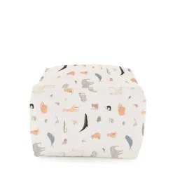 Beanbag Chairs-Gathre Square Pouf Menagerie