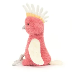 Plush Animals-Jellycat Squawkatoo (Pink Cockatoo)