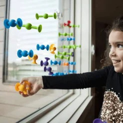 Play + Learn Toys|Bath Toys-Fat Brain Toys Squigz Deluxe Set