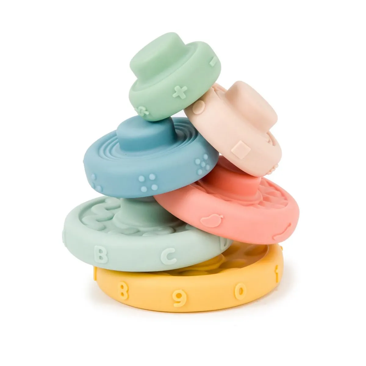 Stack + Nest Toys-Baby To Love Stack & Learn Rings