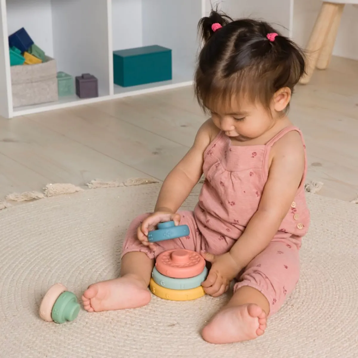 Stack + Nest Toys-Baby To Love Stack & Learn Rings