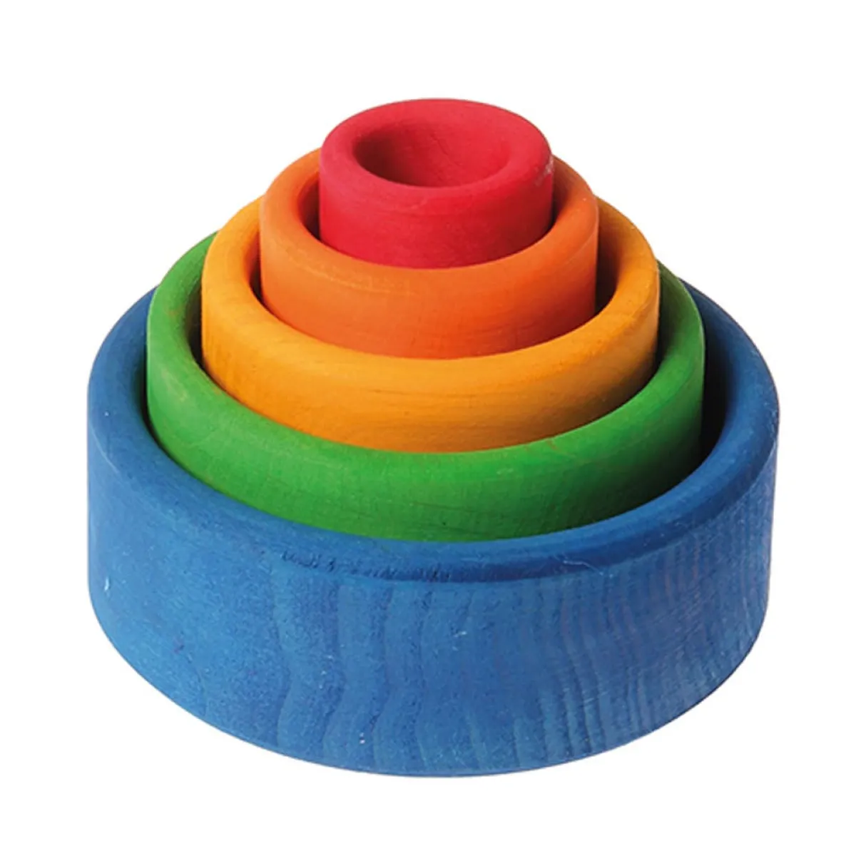 Wooden Toys|Stack + Nest Toys-Grimm's Stacking Bowl