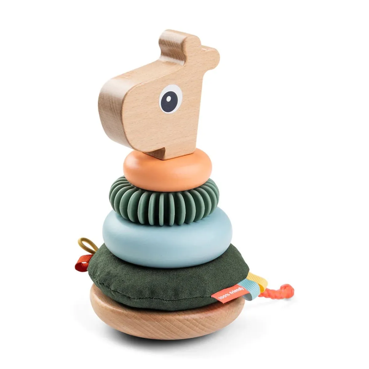 Wooden Toys|Stack + Nest Toys-Done By Deer Stacking Tower Raffi