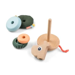 Wooden Toys|Stack + Nest Toys-Done By Deer Stacking Tower Raffi