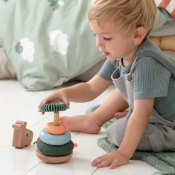 Wooden Toys|Stack + Nest Toys-Done By Deer Stacking Tower Raffi