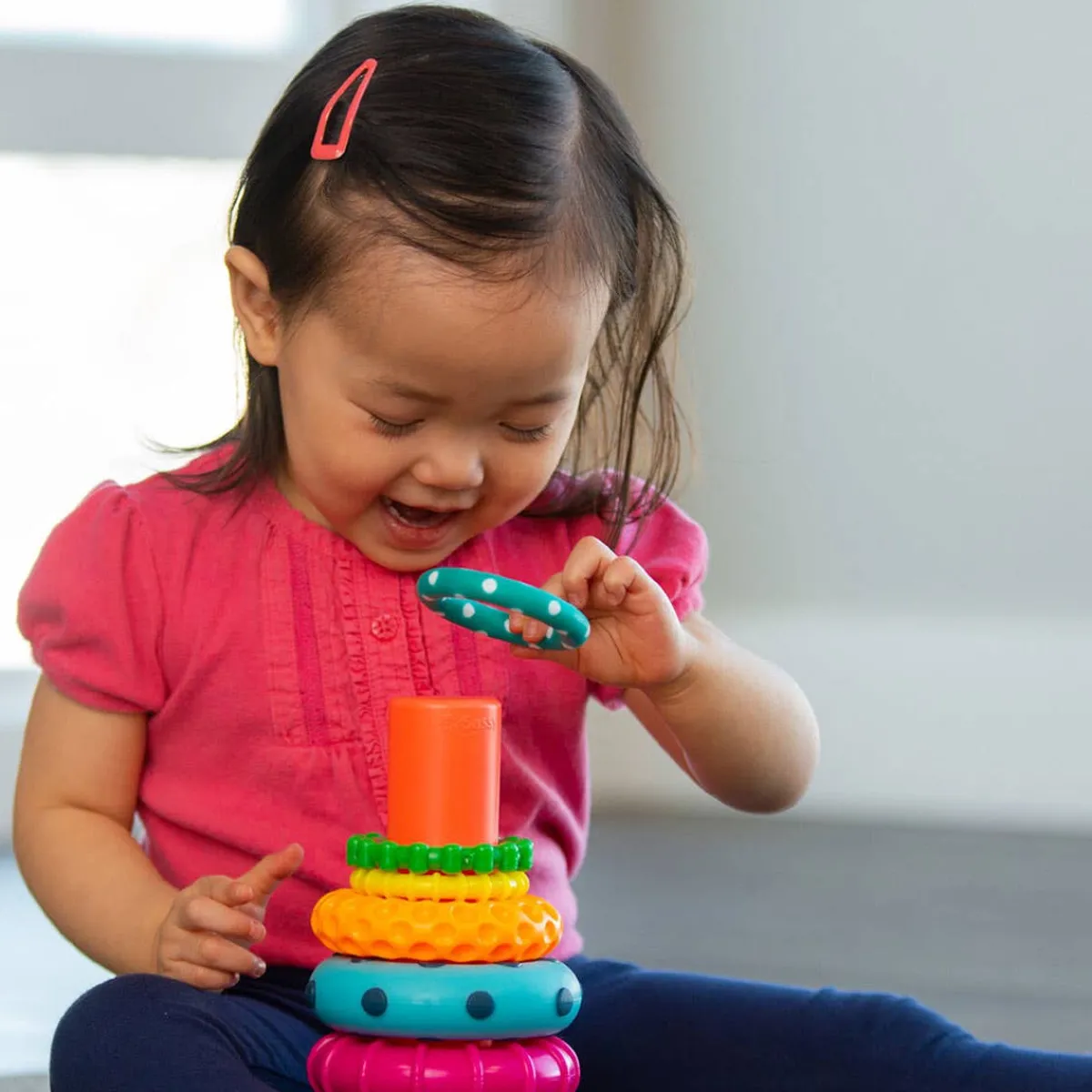 Stack + Nest Toys-Sassy Stacks of Circles