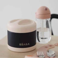 Kids Lunch Bags & Boxes|Baby Food Prep + Storage-Beaba Stainless Steel Jar (16 oz)