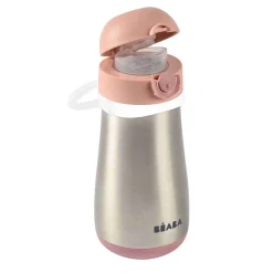 Kids Drinkware|Kids Water Bottles-Beaba Stainless Steel Kids Water Bottle