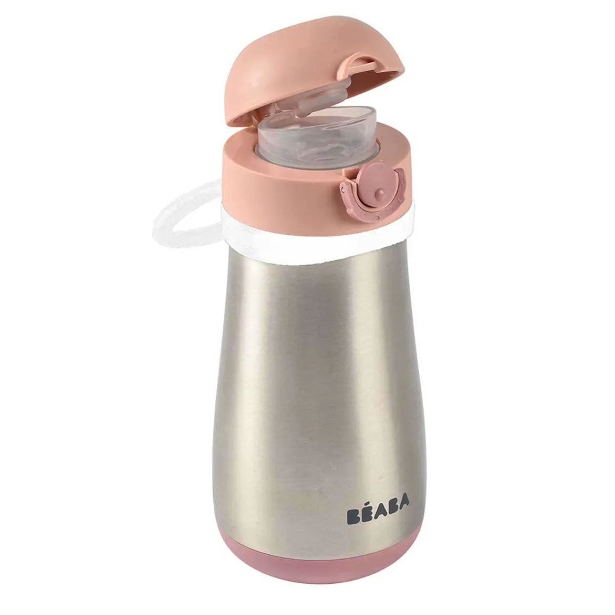 Kids Drinkware|Kids Water Bottles-Beaba Stainless Steel Kids Water Bottle