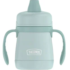 Kids Drinkware|Sippy Cups + Straw Cups-Thermos Stainless Steel Sippy Cup with Handles