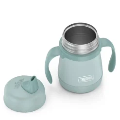 Kids Drinkware|Sippy Cups + Straw Cups-Thermos Stainless Steel Sippy Cup with Handles