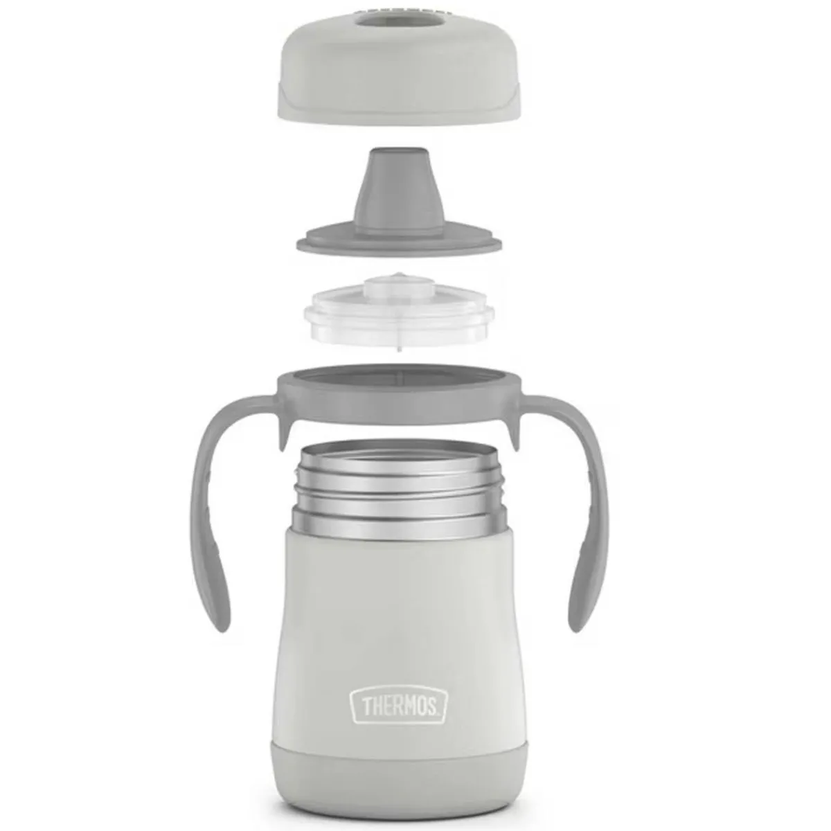 Kids Drinkware|Sippy Cups + Straw Cups-Thermos Stainless Steel Sippy Cup with Handles