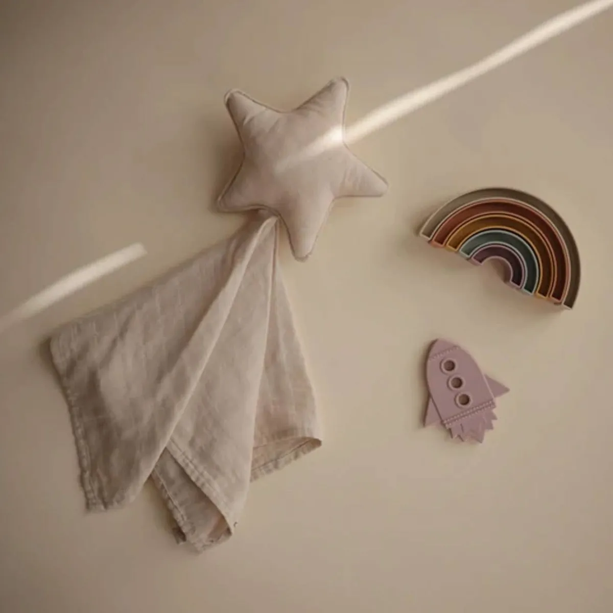 Loveys|Blankets-Mushie Star Lovey