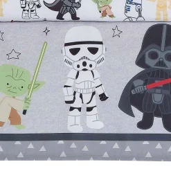 Crib Bedding Sets-Lambs & Ivy Star Wars Classic 3 Piece Crib Set