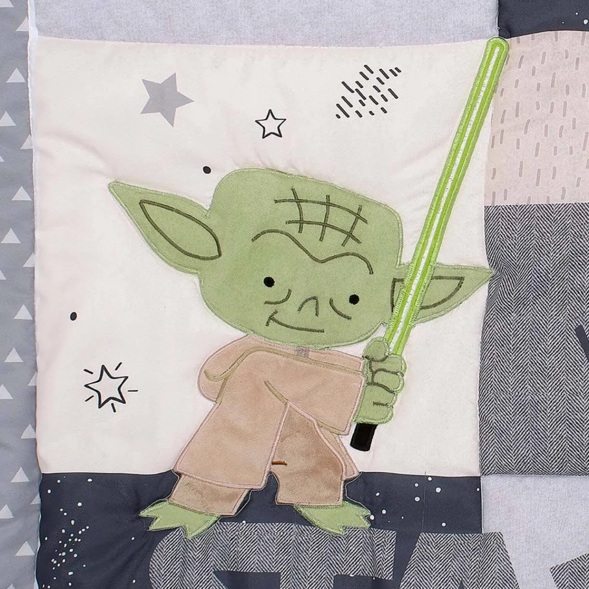 Crib Bedding Sets-Lambs & Ivy Star Wars Classic 3 Piece Crib Set