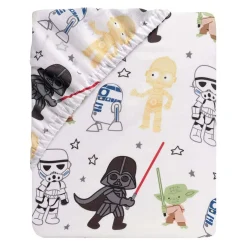 Crib Bedding Sets-Lambs & Ivy Star Wars Classic 3 Piece Crib Set