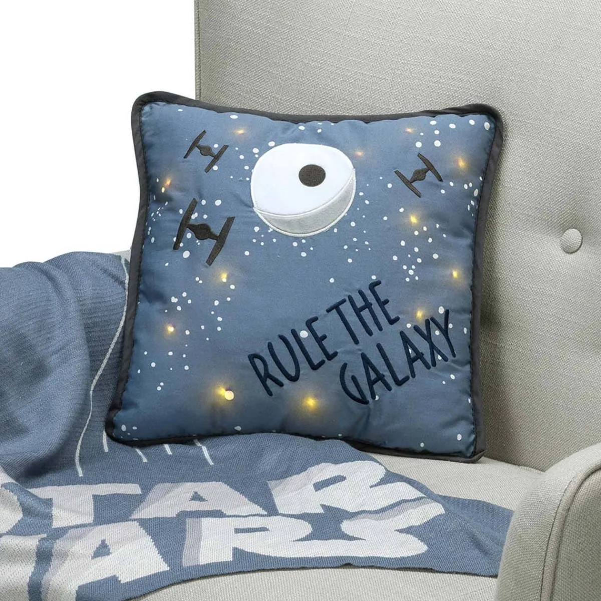 Pillows-Lambs & Ivy Star Wars Galaxy Light Up Pillow