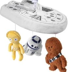Mobiles-Lambs & Ivy Star Wars Millennium Falcon Musical Mobile
