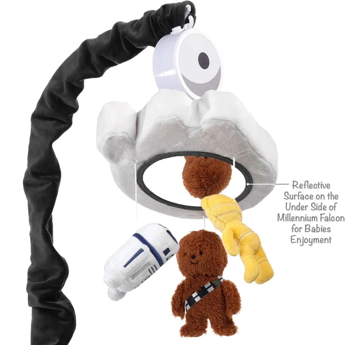 Mobiles-Lambs & Ivy Star Wars Millennium Falcon Musical Mobile
