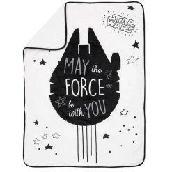 Blankets-Lambs & Ivy Star Wars Millennium Falcon Sherpa Blanket