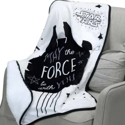 Blankets-Lambs & Ivy Star Wars Millennium Falcon Sherpa Blanket