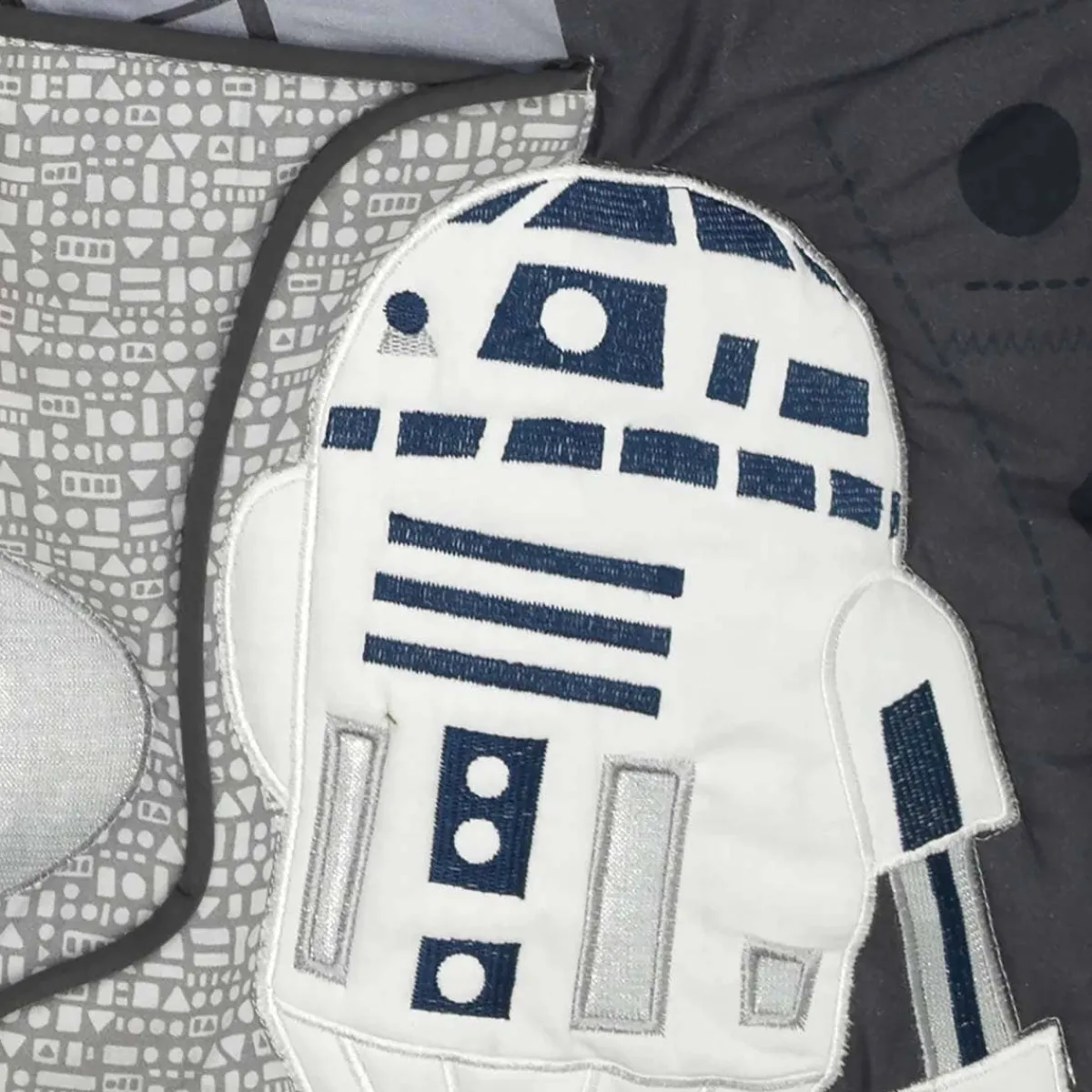 Crib Bedding Sets-Lambs & Ivy Star Wars Millennium Falcon 3 Piece Crib Set