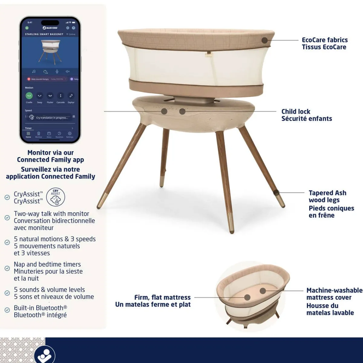 Bassinets-Maxi-Cosi Starling Bassinet