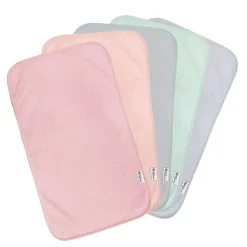 Bibs + Burps-Green Sprouts Stay-Dry Burp Pads (5 Pack)