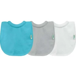 Bibs + Burps-Green Sprouts Stay-Dry Milk-Catcher Bibs (3 Pack)