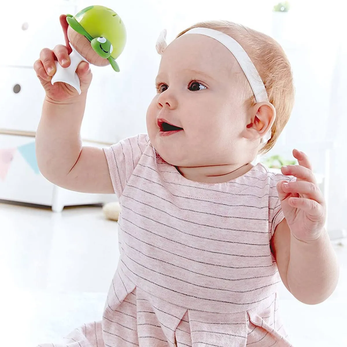 Musical Instruments|Pretend Play-Hape Stay-Put Rattle Set