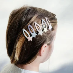 Hair Accessories-Mimi & Lula Stellina Sparkle Mini Clic Clacs