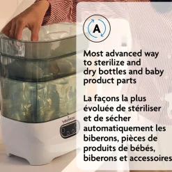 Bottle Warmers|Bottle Sterilizers-Baby Brezza Sterilizer Dryer Advanced +Bottle + Breastmilk Warmer