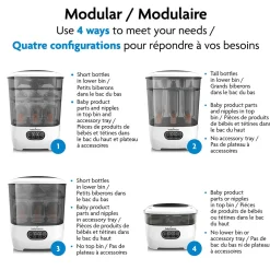 Bottle Warmers|Bottle Sterilizers-Baby Brezza Sterilizer Dryer Advanced +Bottle + Breastmilk Warmer