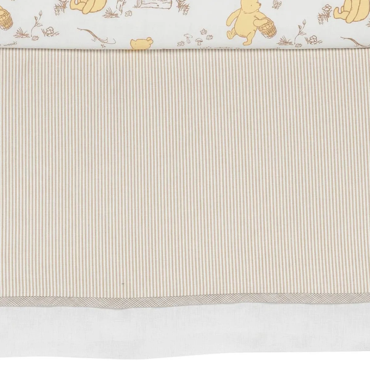 Crib Bedding Sets-Lambs & Ivy Storytime Pooh 3 Piece Crib Set