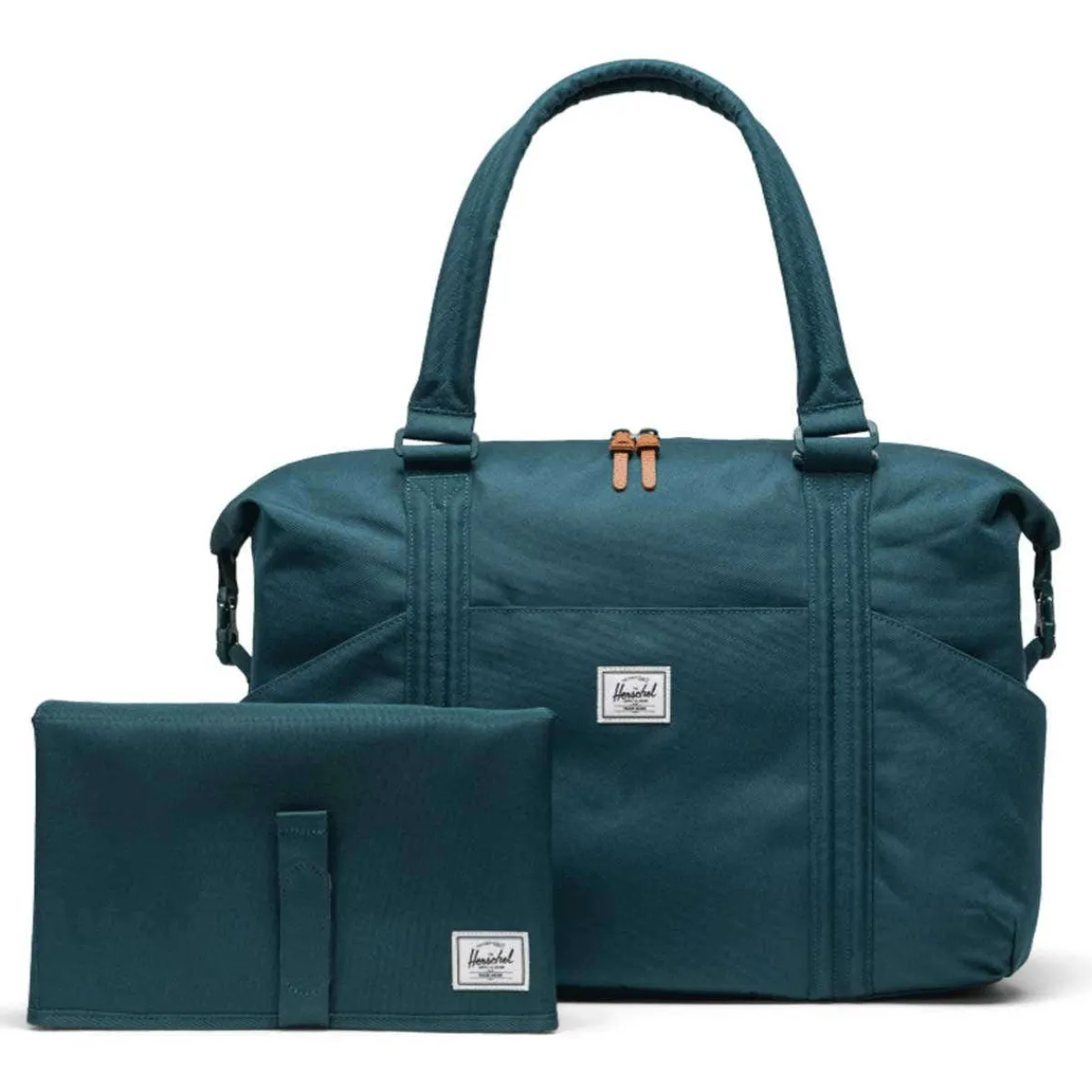 Diaper Bags|Travel Gear-Herschel Strand Duffle Diaper Bag Dark Sea
