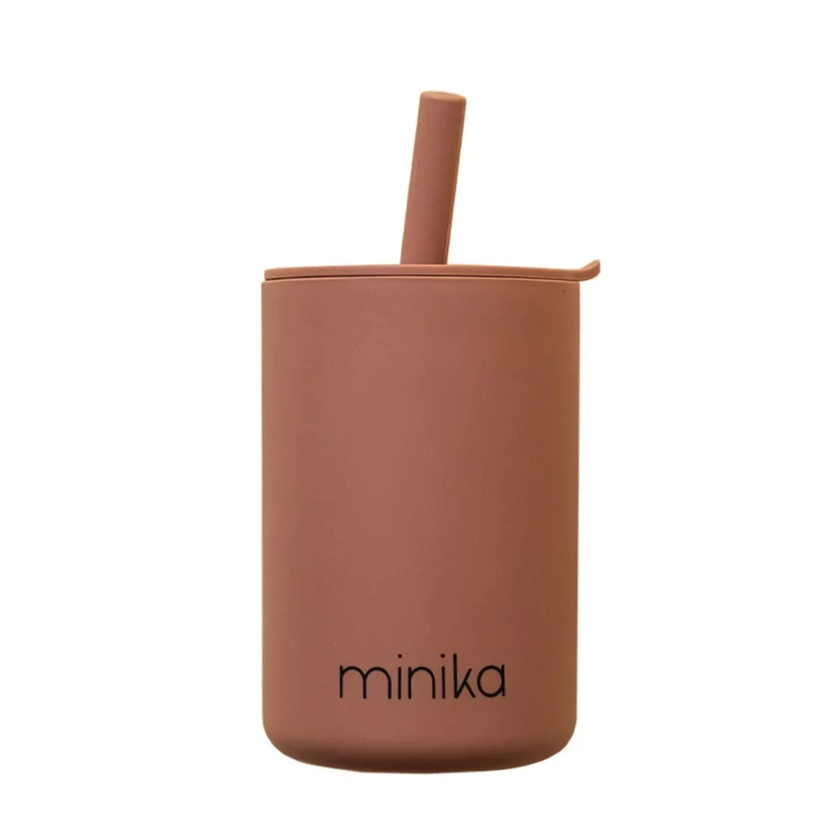 Kids Drinkware|Sippy Cups + Straw Cups-Minika Straw Cup with Lid