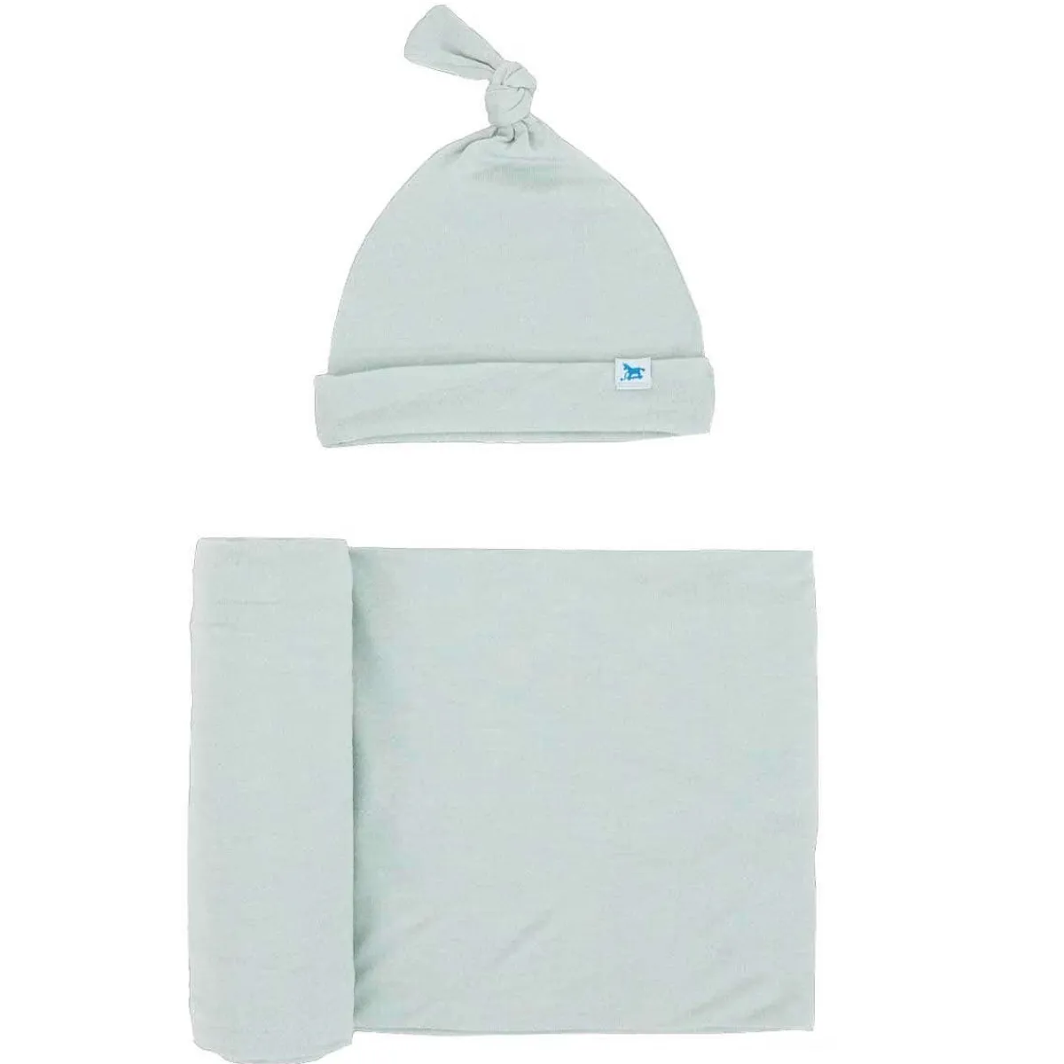Layette Sets|Blankets-Little Unicorn Stretch Knit Hat & Swaddle Set