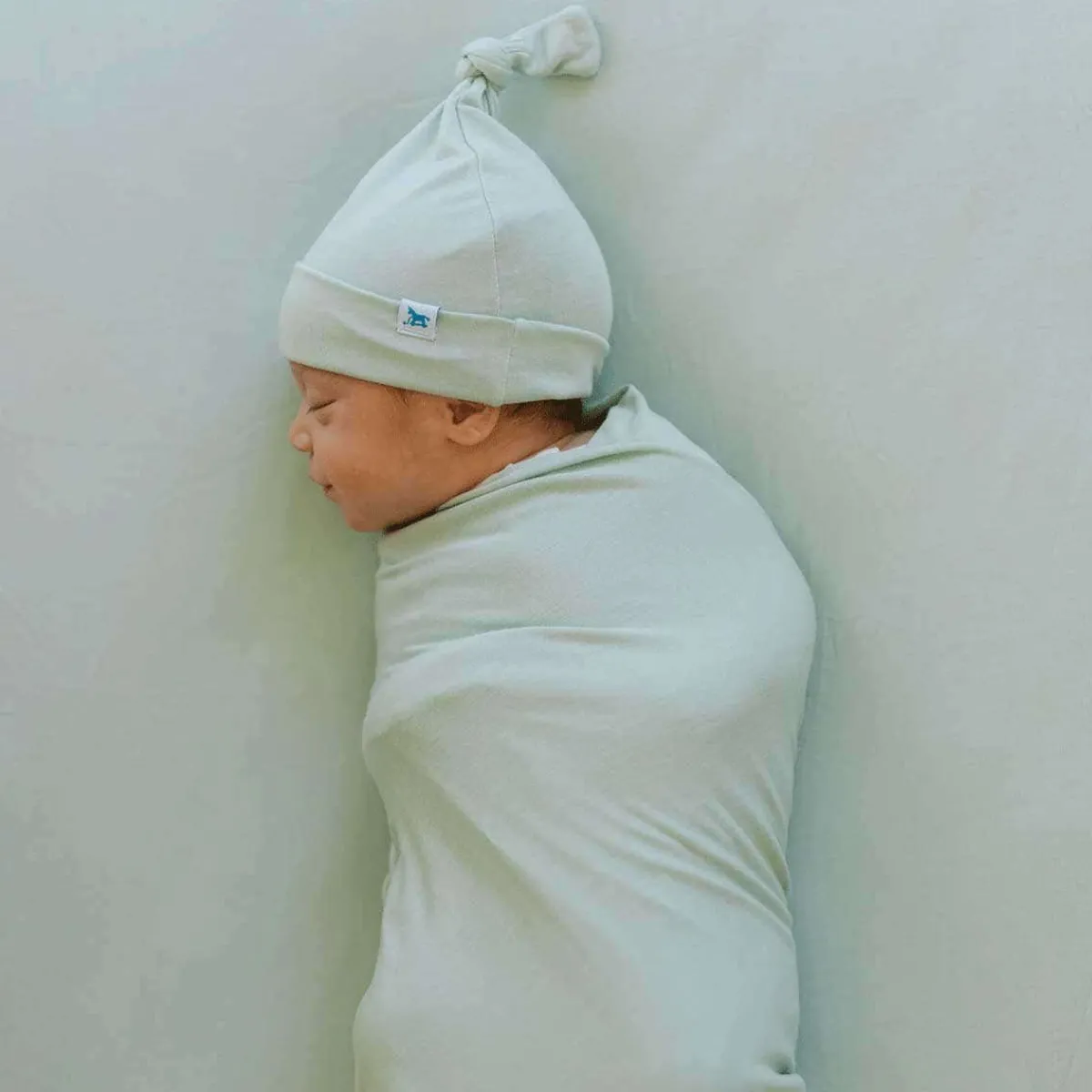 Layette Sets|Blankets-Little Unicorn Stretch Knit Hat & Swaddle Set