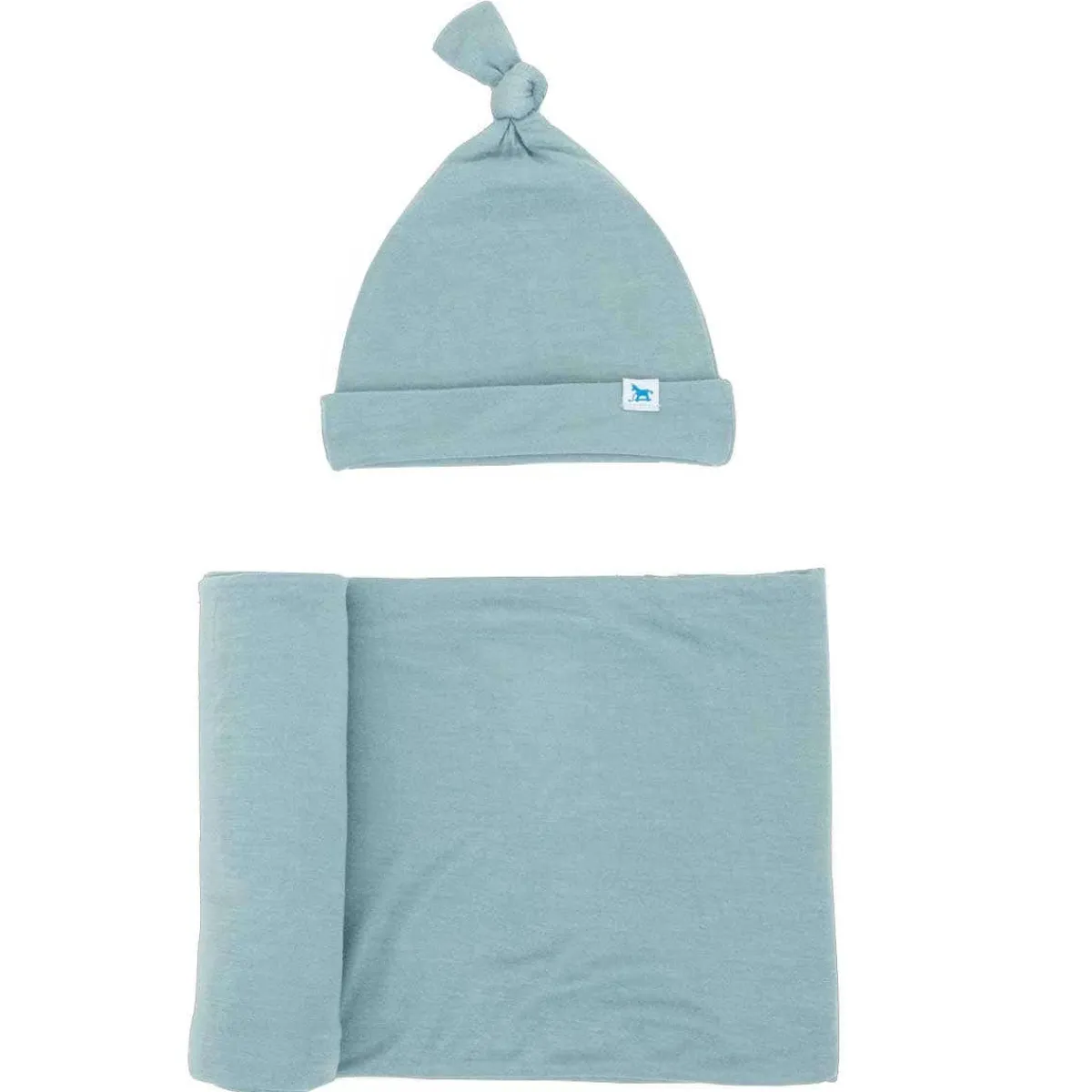 Layette Sets|Blankets-Little Unicorn Stretch Knit Hat & Swaddle Set