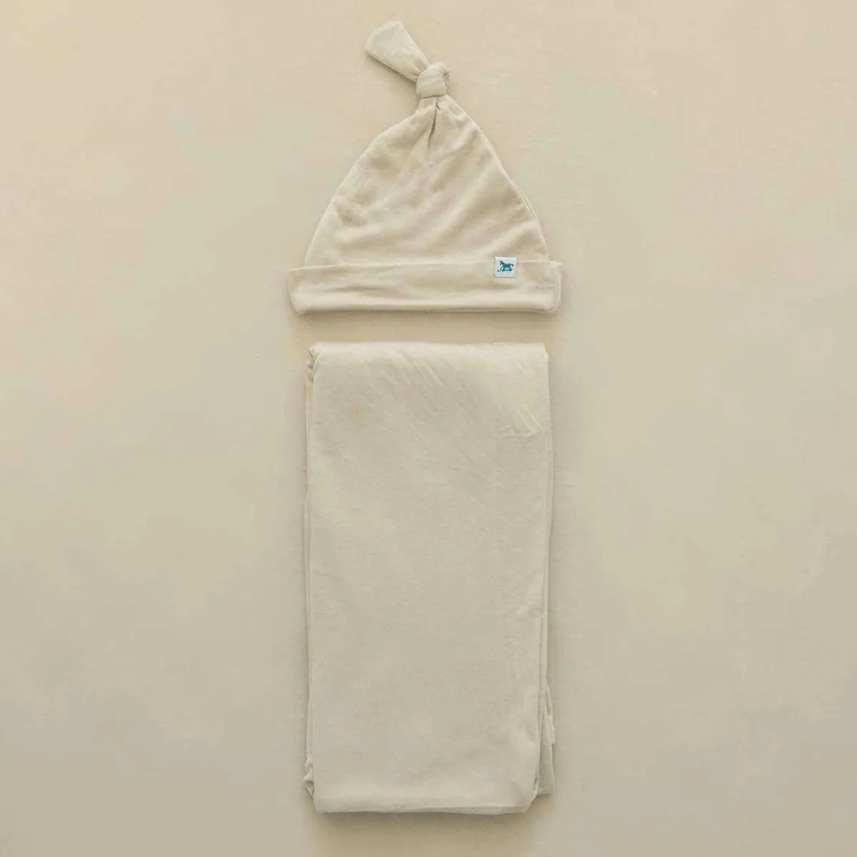 Layette Sets|Blankets-Little Unicorn Stretch Knit Hat & Swaddle Set
