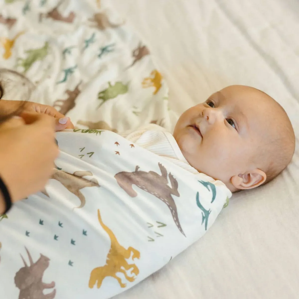 Blankets|Sleep Sacks + Wraps-Little Unicorn Stretch Knit Swaddle