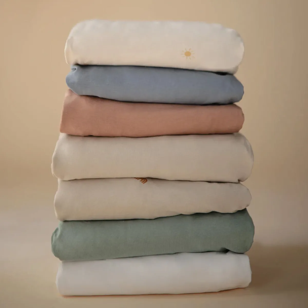 Oval Crib Bedding|Bassinet Sheets-Mushie Stretchy Bassinet Sheet