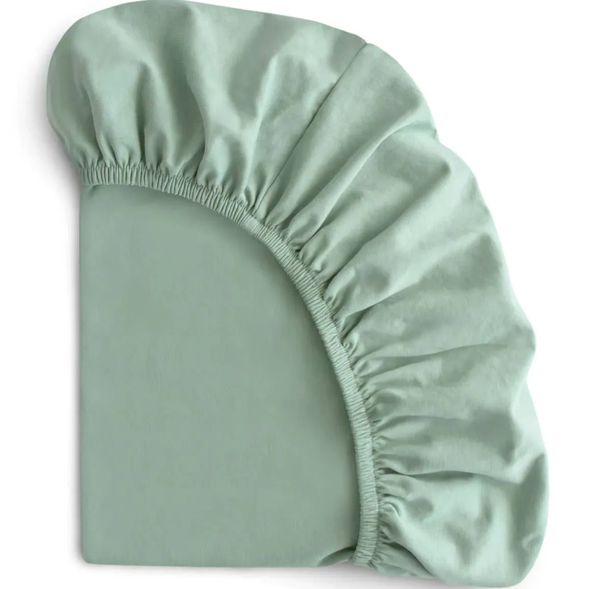 Crib Fitted Sheets-Mushie Stretchy Crib Sheet
