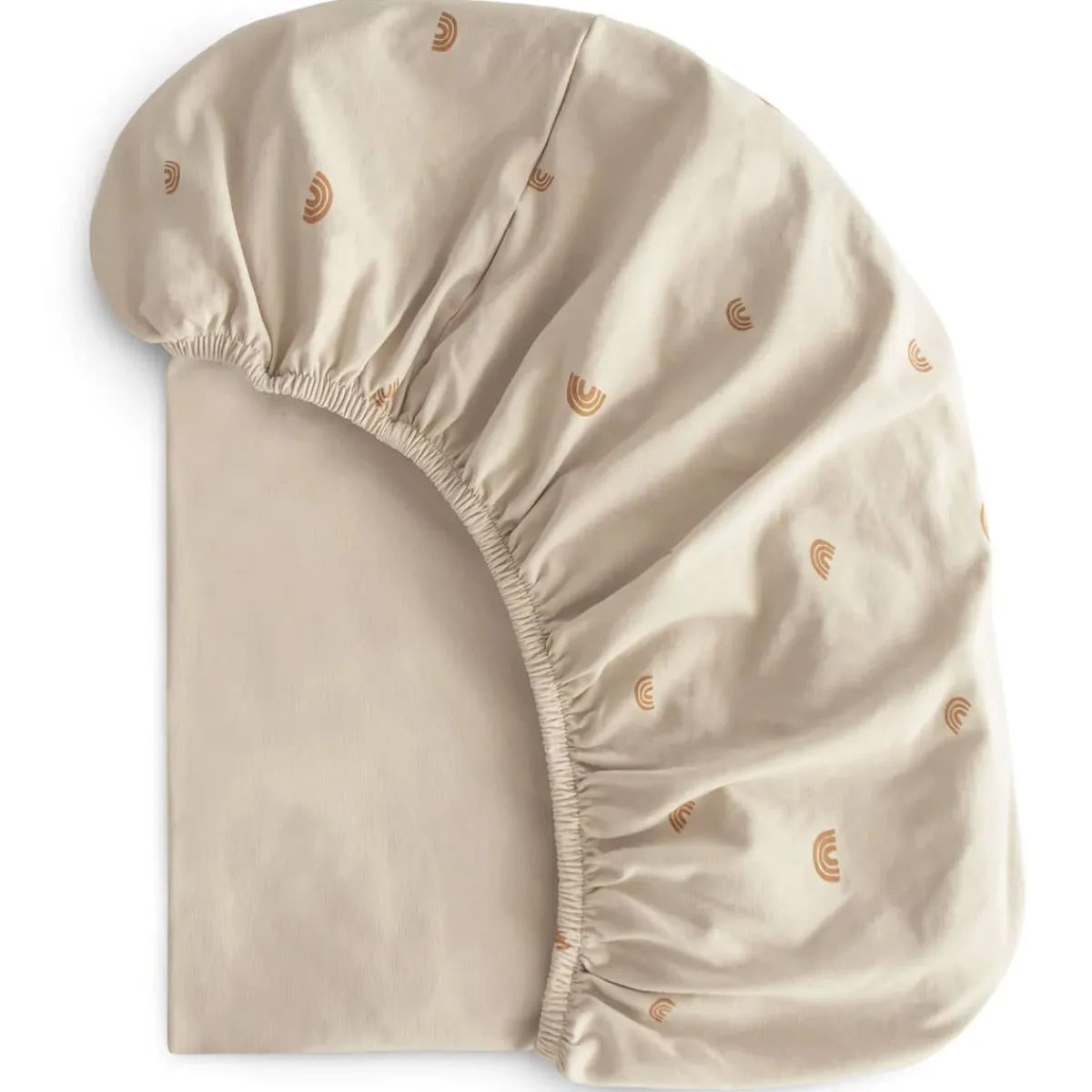 Crib Fitted Sheets-Mushie Stretchy Crib Sheet