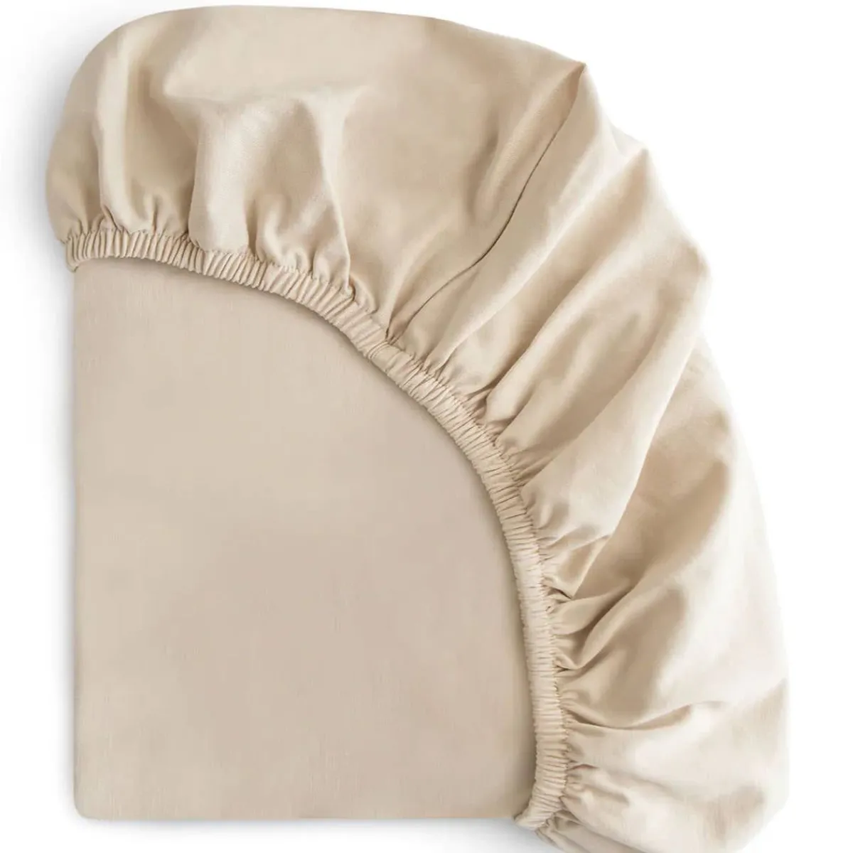 Mini Crib Bedding|Crib Fitted Sheets-Mushie Stretchy Mini Crib Sheet