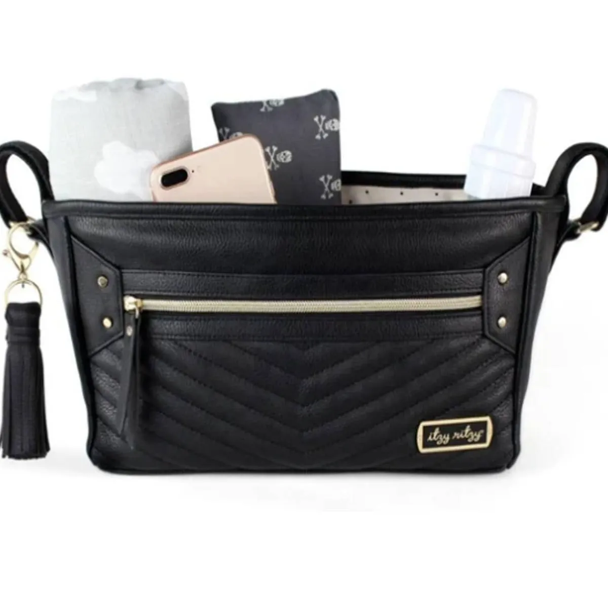 Stroller Accessories-Itzy Ritzy Stroller Caddy Organizer