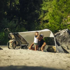 Uv Sun Protection Canopies|Stroller Accessories-Thule Sun & Wind Tarp Soft Beige