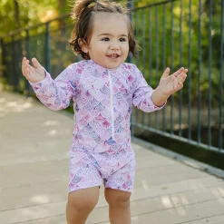 Swimwear-Current Tyed Sunsuit