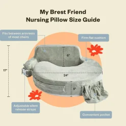 Soft Soles|Perforated Sneakers-My Brest Friend Super Deluxe Organic Nursing Pillow Oat