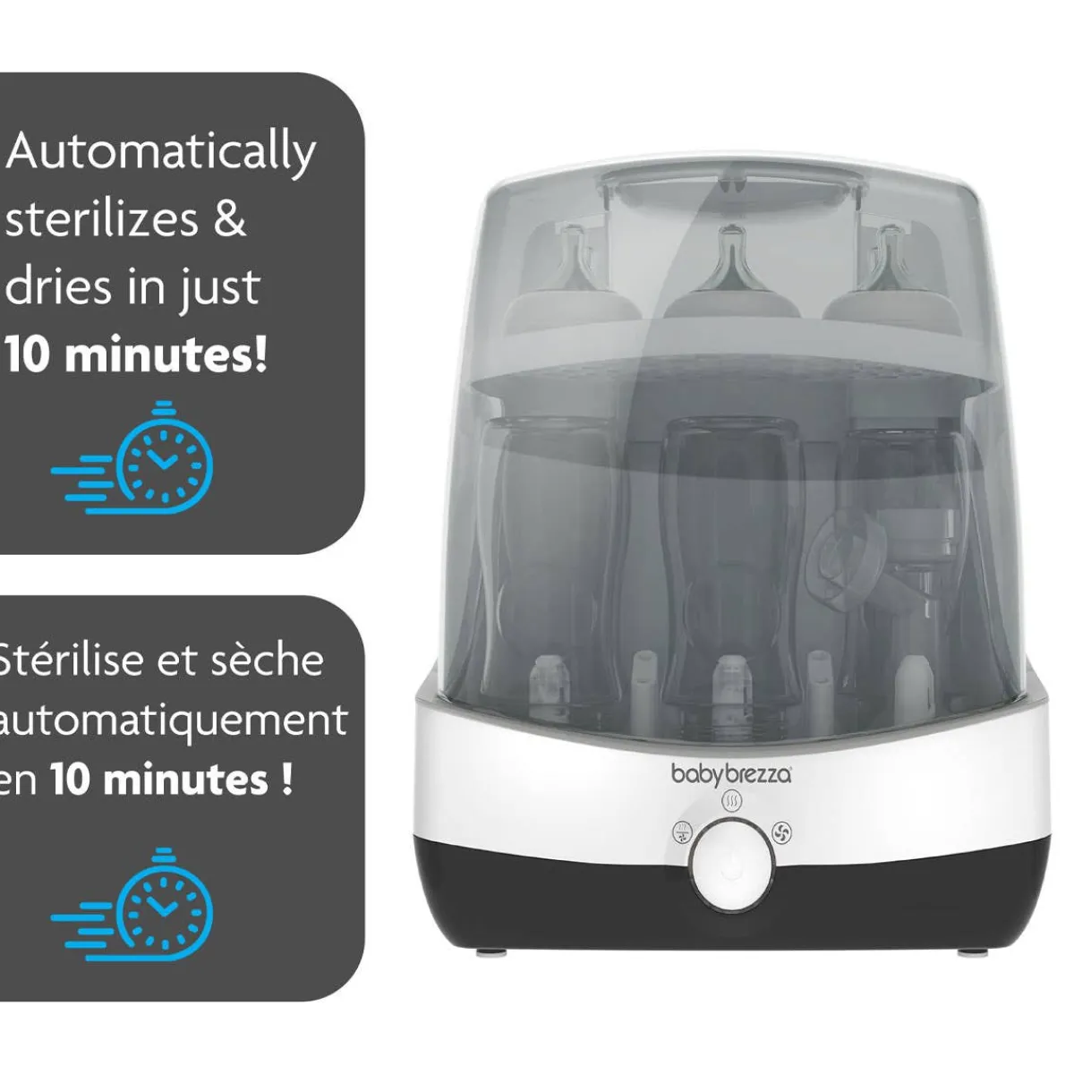 Bottle Sterilizers-Baby Brezza Superfast Sterilizer Dryer